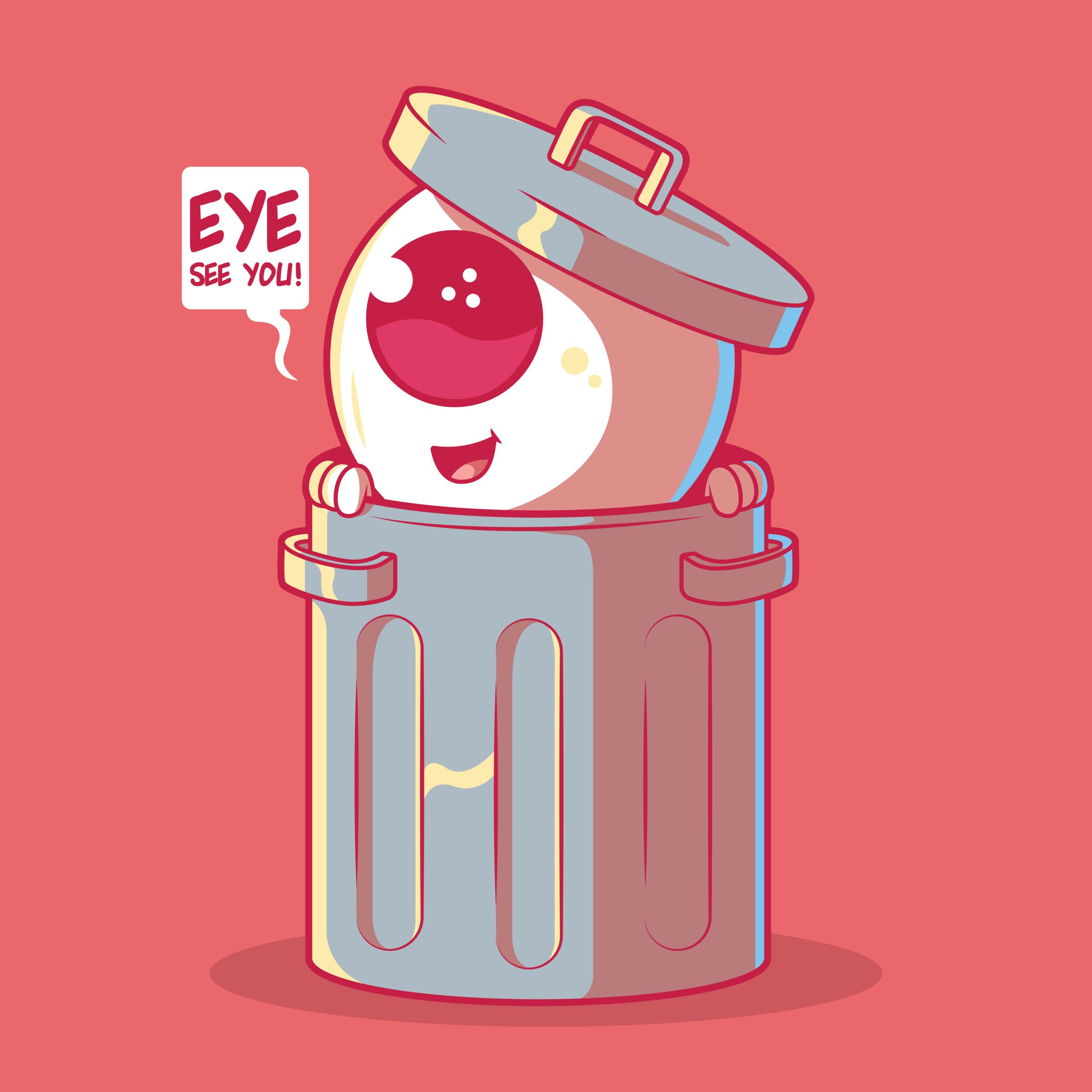 Ojos en tu basura